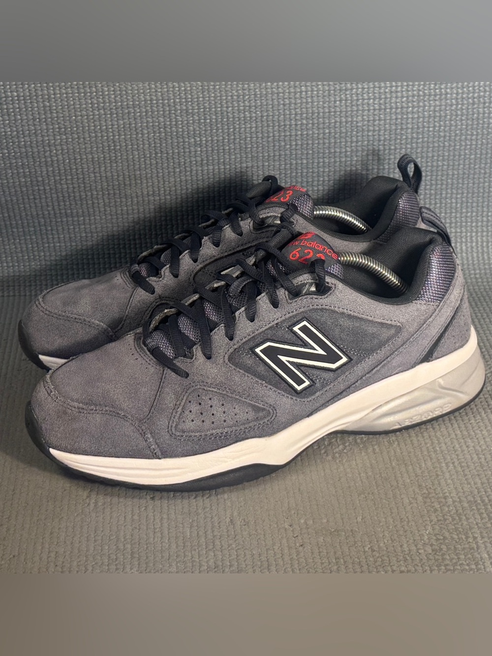 New Balance 623 Men’s Suede Trainer Shoes Size 11 Bluish/Gray
